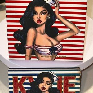 Kylie Jenner Pressed Powder Palette and lashes